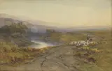 Harry T. Hine, Untitled, watercolour 66 x 98cm