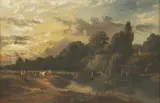 Thomas Whittle the Younger, Untitled, oil on canvas 28 x 44cm