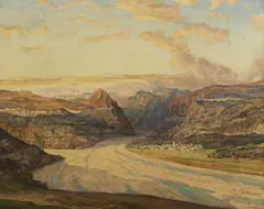 Herbert Hughes-Stanton, Untitled, oil on canvas 99 x 122cm