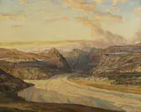 Herbert Hughes-Stanton, Untitled, oil on canvas 99 x 122cm