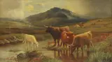A. Farquharson, Untitled, oil on canvas 61.5 x 107.5cm