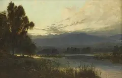 Untitled by Fritz B Althaus, oil on canvas 46 x 71cm ., sold Jul 2020