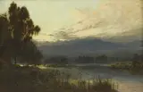 Fritz B Althaus, Untitled, oil on canvas 46 x 71cm .