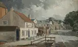 Cavendish Morton, Untitled, oil on board 24 x 38cm .