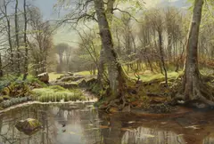 Peder Mørk Mønsted, Untitled, oil on canvas 73 x 108cm