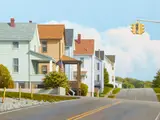 Raymond DeFazio, Crossing South Greensburg, 2009-10, acrylic on canvas