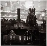 Mark Perrott, House Furnace Skyline from The Eliza Series, (image taken 1980), gelatin silver print