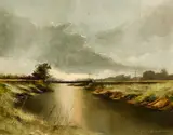 Charles Pitcher, Untitled Country Landscape, c.1980s