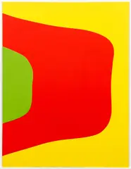 Charles Hinman, Print, Collage, 1965, color screenprint and collage