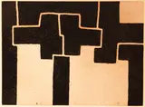 Eduardo Chillida, Pittsburgh I, published for the 1979 Carnegie International, etching and aquatint with chine colle on Rives BFK paper