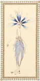 L'Empanache, from Vamps Folio Suite, c.1970s by pseud of Romain de Tirtoff Erte, serigraph, offered Jun 2021