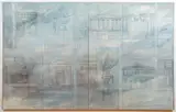 Classical Appropriations by Fran Vernardos Gialamas, 1991, oil and mixed media on 2 canvas panels, offered Jun 2021