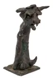Bob LaBobgah, Satanic Animal, 1980, cast, bronze, 9 inches tall