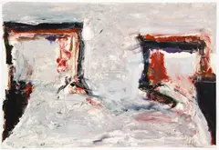 GTW #11 -7 by Tom Lieber, 1986, oil and mixed media on paper, offered Jun 2021