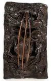 Bob LaBobgah, Wall Relief with Figure, cast, bronze with Copper tube