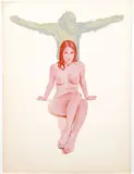 Mel Ramos, Untitled (Chimpanzee and Nude), 1971, serigraph printed in colors, not