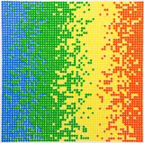 David Roth, Untitled (Colorful Dots), 1979, original, serigraph printed in colors, pencil
