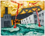 Arnold Sharrad, Red Hook (Brooklyn), 2010, oil on artist's board