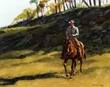 Richard Audley Freeman, Shady Bank, oil on board