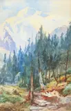 Regis Francois Gignoux, Les Diablerets Switzerland Mountainscape