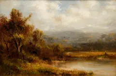Thomas Bartholomew Bailey Griffin, Landscape, oil on canvas