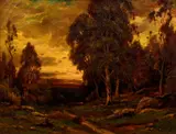 Alexis Matthew Podchernikoff, Landscape at Dawn, undated
