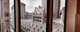 Aaronel Deroy Gruber, Twin Chapels- Horizontal View III, (Union Trust Building, Pittsburgh), 1998, infrared