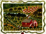 William H. West, Grist Mill, 1888, Cavitvill, PA, signed and dated March 20, 1975 lower right, gouache and acrylic on canvas board