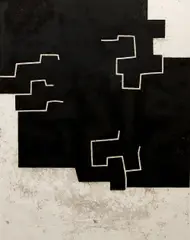Eduardo Chillida, Euzkadi II, 1975, etching and aquatint on cream Arches wove paper