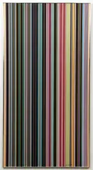 Untitled, undated (c. early 1970s) by Gene Davis, screenprint on canvas over board, offered Apr 2021