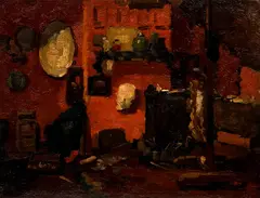 Studio Interior by André Derain, oil on canvas, offered Apr 2021