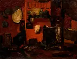 André Derain, Studio Interior, oil on canvas