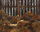 Charles Bud Gibbons, Dark Abstract, c.1990s