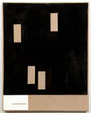 Alan Johnston, Untitled, 1991, charcoal, gesso, beeswax on linen