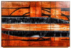 Michael Kessler, Haplotype, acrylic and mixed media on panel