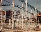Joel Meyerowitz, Untitled (Roller Coaster Framework)