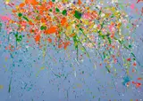 Walasse Ting, (Chinese 1928 - 2010), Spring Sunshine, 1972, oil on canvas