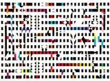 From the Beyond series, undated, color by Yaacov Agam, screenprint on paper, offered Mar 2021