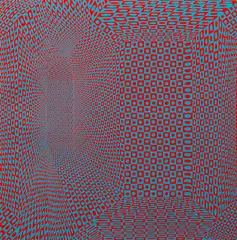 Spatial Concept I, 1969, second edition by Roy Ahlgren, serigraph on paper, offered Mar 2021