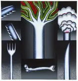 Antonio Henrique Amaral, Untitled Landscape, 1992, serigraph printed in colors