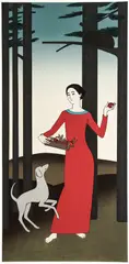 Persephone by Will Barnet, 1982, serigraph on paper, offered Mar 2021