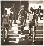 Isabel Bishop, Students on the Steps, c.1980s