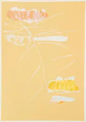 Veeda by Dan Christensen, circa 1980, serigraph printed in color, pencil, offered Mar 2021