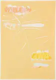 Dan Christensen, Veeda, circa 1980, serigraph printed in color, pencil