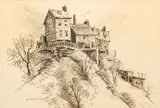 Cynthia Cooley, Pittsburgh Houses, undated, pencil on paper