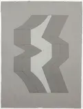 Chryssa, Untitled Abstract (Grey), circa 1970s
