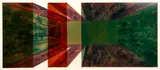 Ronald Davis, Untitled Abstraction, 1971, lithograph and serigraph printed in color with embossing, pencil