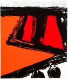 Ray Elman, All's Well That Ends Well, 1981, serigraph with printed paper collage
