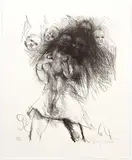 Philip Evergood, Everybody's Christmas, c.1964, lithograph, pencil