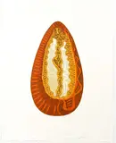 Treahna Hamm, Drought Spirits, 1995, colored, etching on paper